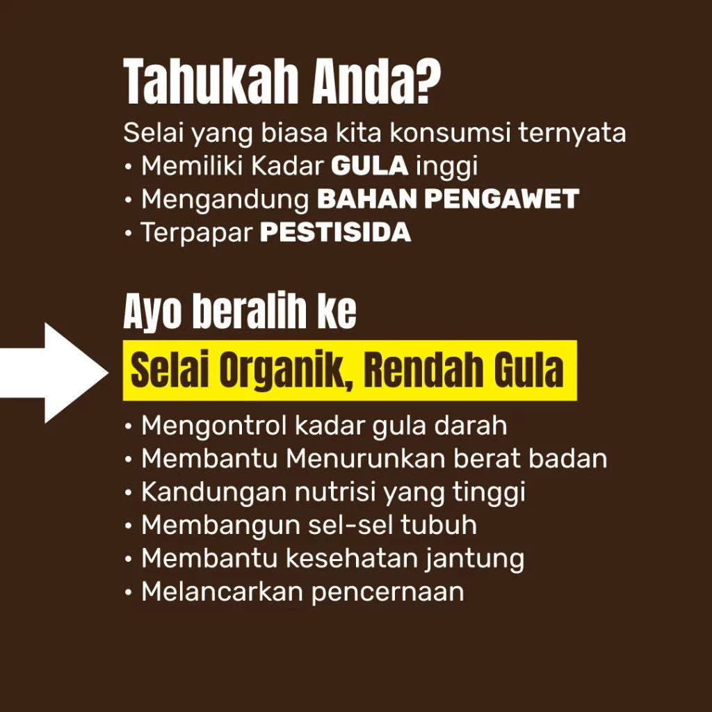 Paket Dark Choco Peanut Butter & Sugar Free Granola - Makanan Sehat Natural Organik rendah gula