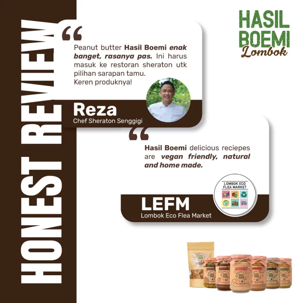 Paket Dark Choco Peanut Butter & Sugar Free Granola - Makanan Sehat Natural Organik rendah gula