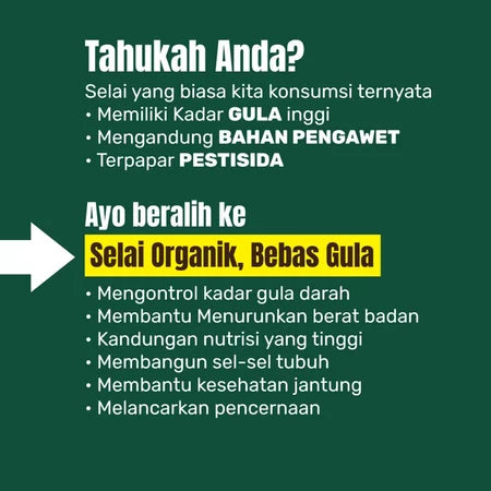 Paket Sugar Free Granola & Selai Kacang ( Peanut Butter ) - Makanan Sehat ORGANIK bebas gula diet diabetes selai KACANG Murni