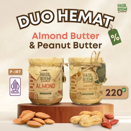 DUO HEMAT - Almond Butter & Peanut Butter